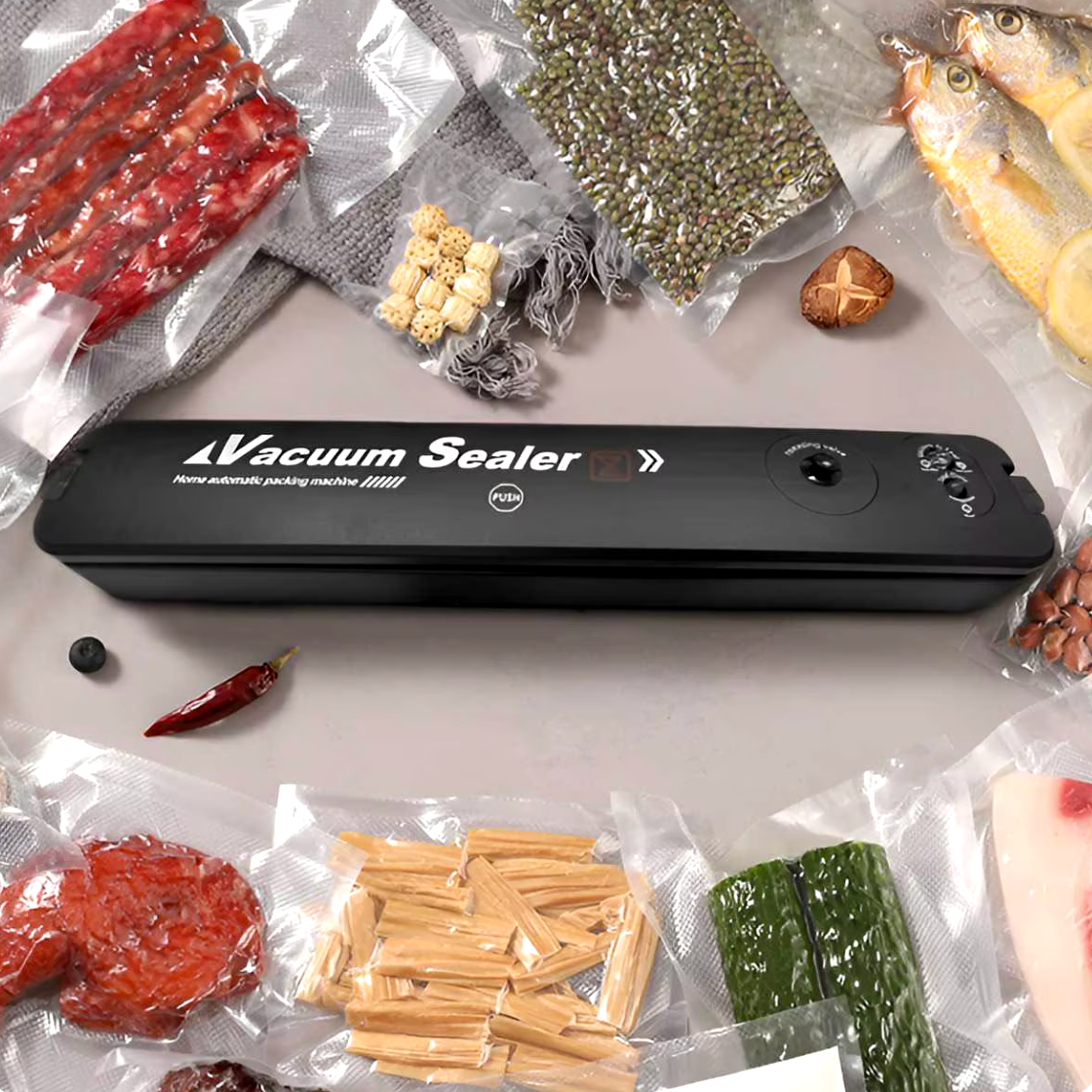 🛡️ SELLADOR AL VACÍO PROFESIONAL: PROTEGE Y CONSERVA TU COMIDA 🍎🥩