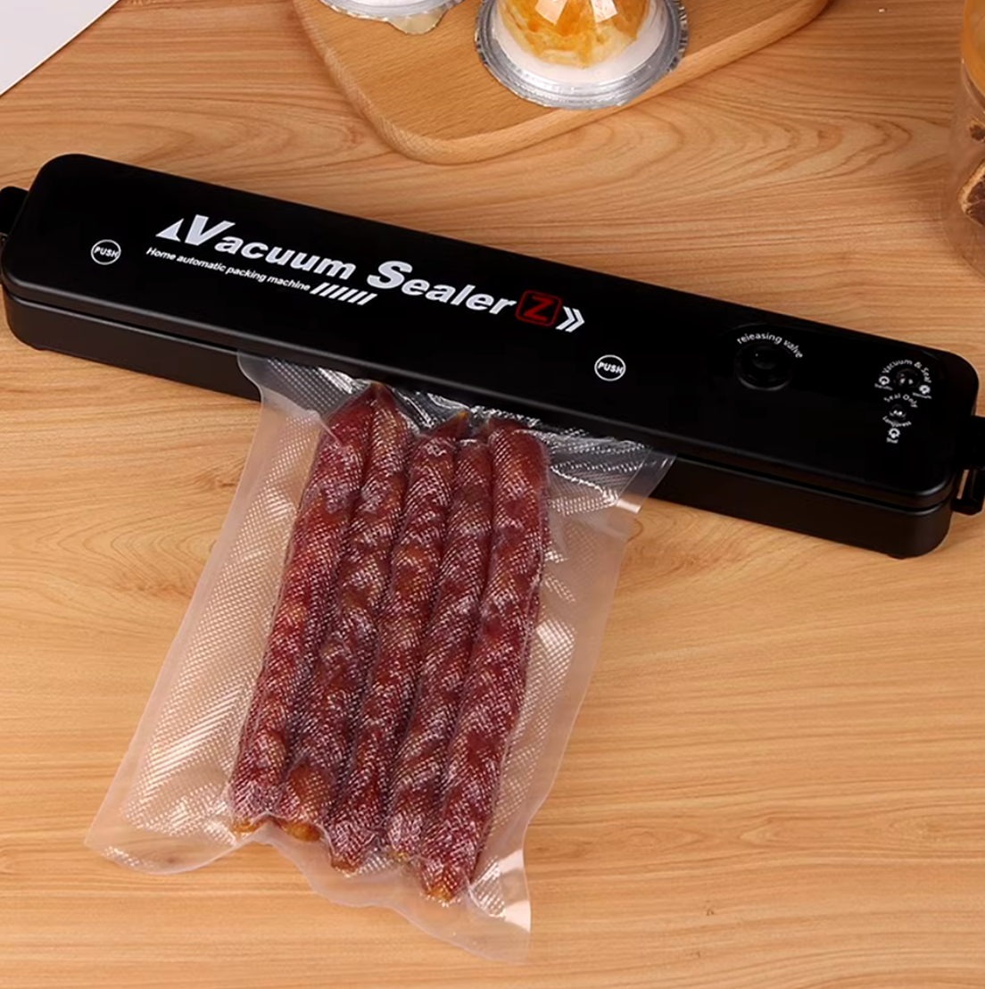 🛡️ SELLADOR AL VACÍO PROFESIONAL: PROTEGE Y CONSERVA TU COMIDA 🍎🥩