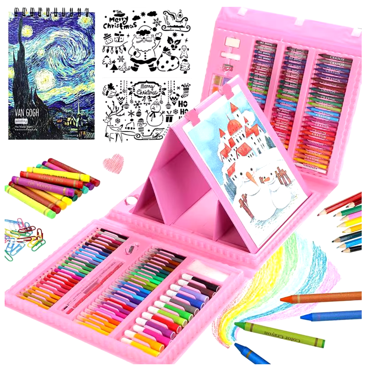SET DE ARTE DE 208 PIEZAS 🎨
