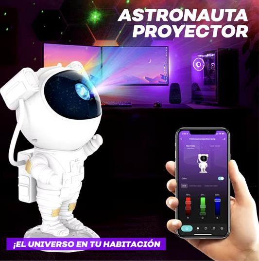 🌌 PROYECTOR DE ESTRELLAS ASTRONAUTA ✨