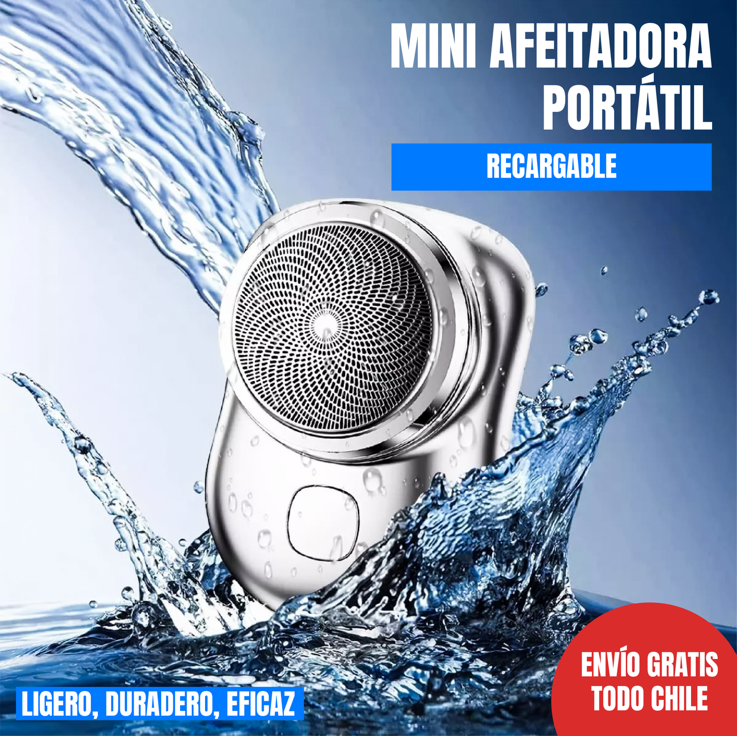 MINI AFEITADORA PORTÁTIL ® - RECARGABLE ⚡