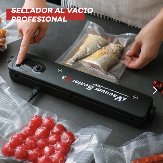 🛡️ SELLADOR AL VACÍO PROFESIONAL: PROTEGE Y CONSERVA TU COMIDA 🍎🥩